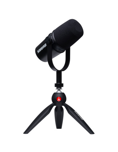 MV7-PODCAST-KIT Kit cavalletto da tavolo +...