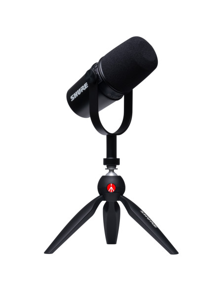 MV7-PODCAST-KIT Kit cavalletto da tavolo + microfono MV7