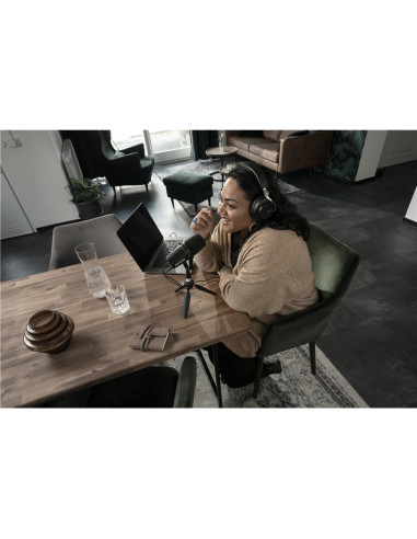 MV7-PODCAST-KIT Kit cavalletto da tavolo +...