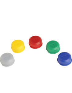 WA621 Cappucci per antenna colorati 5pz. 2