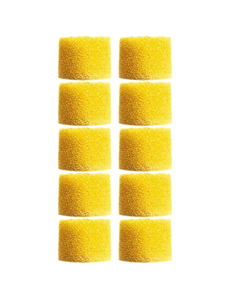 EAYLF1-10 Inserti cilindrici memory foam Gialli