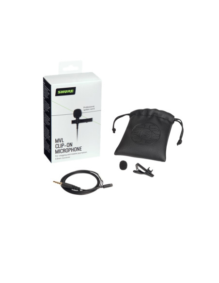 MVL Mic lavalier condensatore omni smartphone/tablet