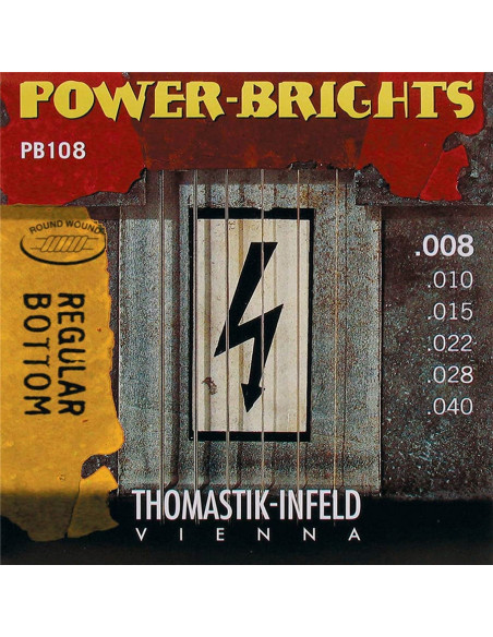 Power-Brights PB22 corda chitarra elettrica RE