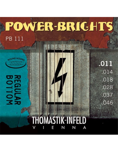 Power-Brights PB37 corda chitarra elettrica RE