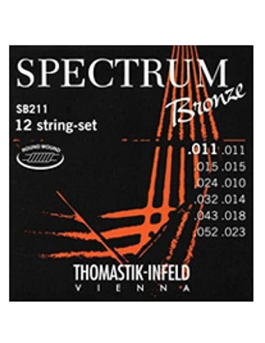 Spectrum Bronze SB211 set chitarra 12 corde