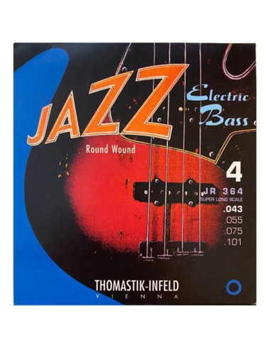 Jazz Round Wound JR364 set basso 4 corde