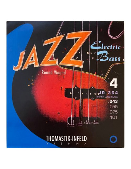 Jazz Round Wound JR36075 corda basso elettrico LA