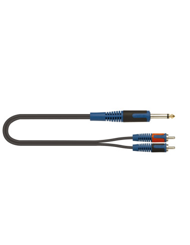 RKSA/160-2 Jack Mono/2 RCA Maschio