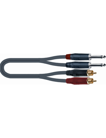 SPB/320-3 BK Cavo 2 Jack Mono/2 RCA
