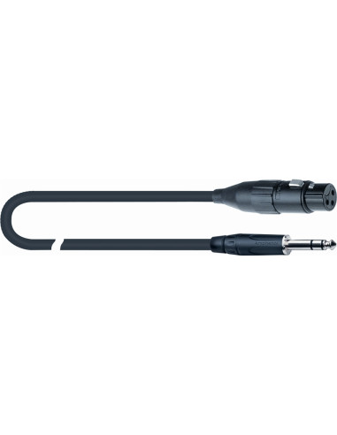 MPB/418-3 BK XLR Femmina/Jack Stereo