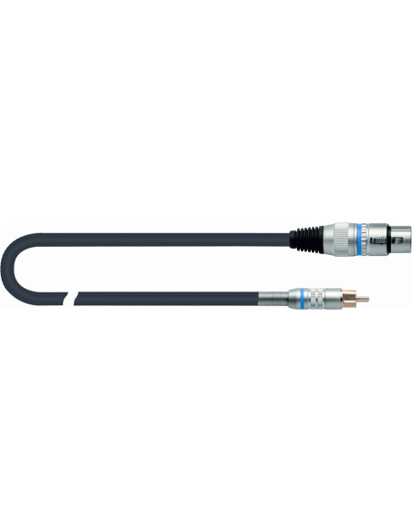 CM/183F-3 BK XRL Femmina/RCA Maschio