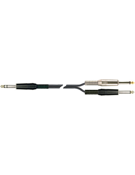STR/605K-3 BK Jack Stereo/2 Jack Mono