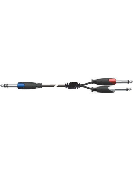 SX/4-2,5K Cavo Jack Stereo/2 Jack Mono