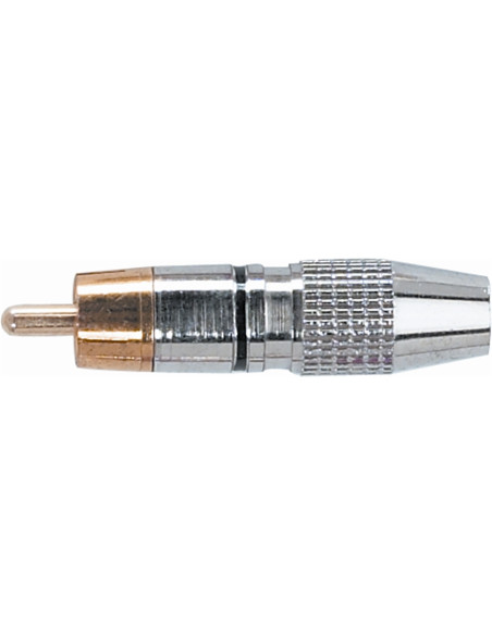 G/251 BK RCA maschio in metallo nichelato