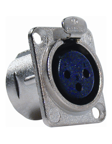 NC/352 XLR 3 poli femmina da pannello Neutrik (NC3FD-L-1)