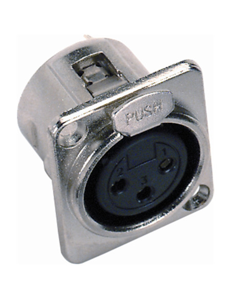 NC/352-K XLR 3 poli femmina da pannello
