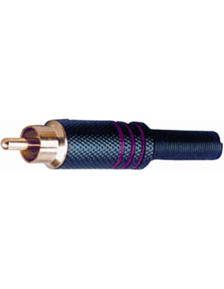G/254 BK-RE RCA in metallo nero