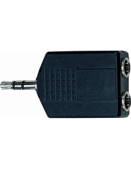 AD/266 Adattatore audio Jack stereo/2 Jack stereo F