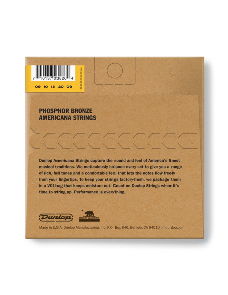 DJP0920 Banjo Phosphor Bronze, Light Set/5
