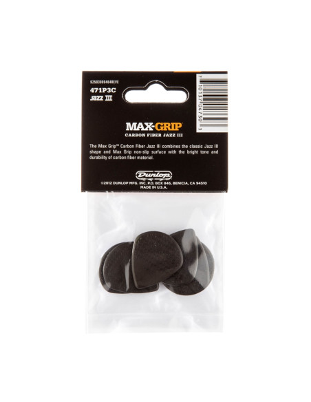 471P3C Max-Grip Jazz III Carbon Fiber