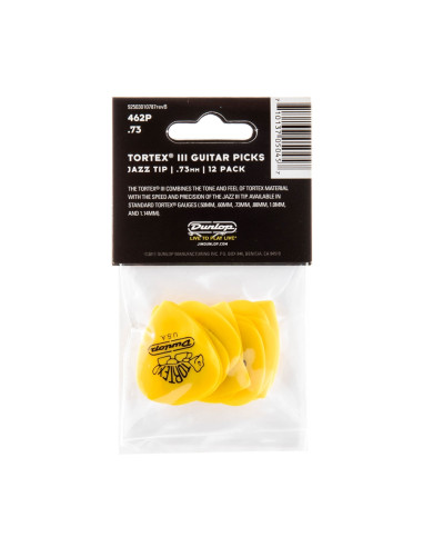 462P Tortex III Yellow .73