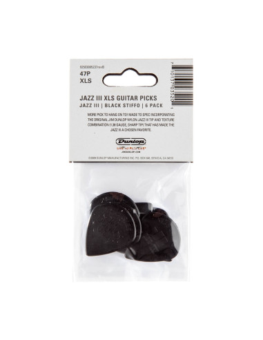 47PXLS Nylon Jazz III XL, Black Stiffo