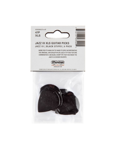 47PXLS Nylon Jazz III XL, Black Stiffo