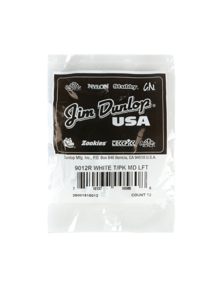 9012R THUMB MEDIUM LEFT - BAG 12 PLETTRI