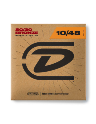 DAB1048 Acoustic 80/20 Bronze, Extra Light Set/6