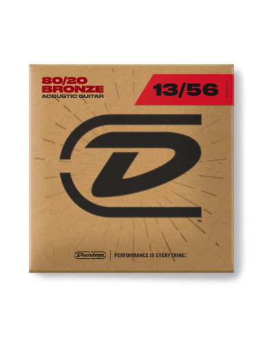 DAB1356 Acoustic 80/20 Bronze, Medium Set/6