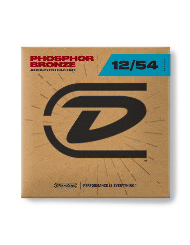 DAP1254 Acoustic Phosphor Bronze, Light Set/6