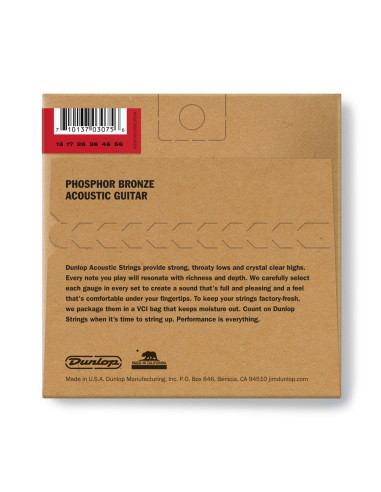 DAP1356 Acoustic Phosphor Bronze, Medium Set/6
