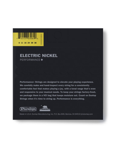 DEN0838 Nickel Plated Steel, Extra Light, Set/6