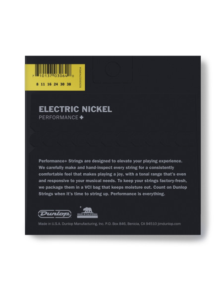 DEN0838 Nickel Plated Steel, Extra Light, Set/6