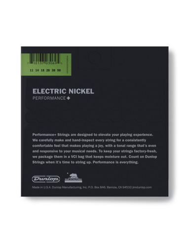 DEN1150 Nickel Plated Steel, Medium Heavy, Set/6