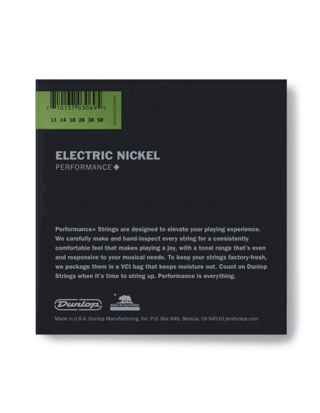 DEN1150 Nickel Plated Steel, Medium Heavy, Set/6