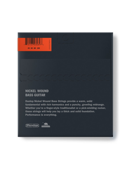 DBN45100 Nickel Wound, Medium Light Set/4