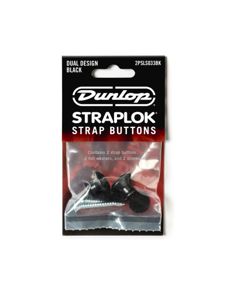 2PSLS033BK Straplok Dual Button Black