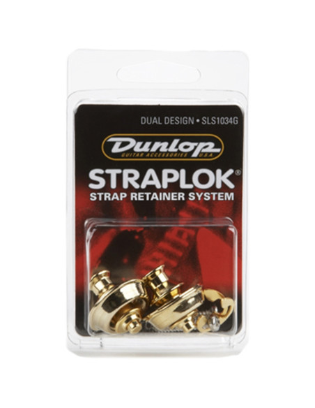SLS1034G Straplok Dual Design Strap Retainer System, Gold