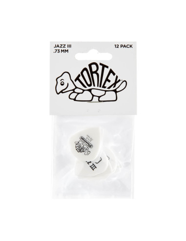 478P.073 TORTEX WHITE JAZZ III, .73MM