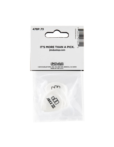 478P.073 TORTEX WHITE JAZZ III, .73MM