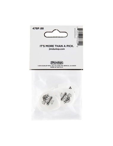 478P.088 TORTEX WHITE JAZZ III, .88MM