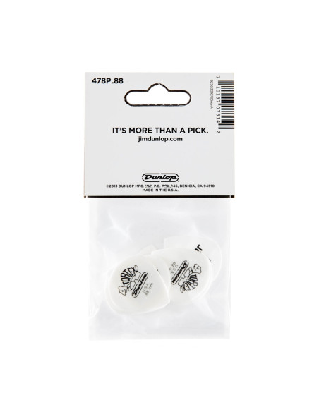 478P.088 TORTEX WHITE JAZZ III, .88MM
