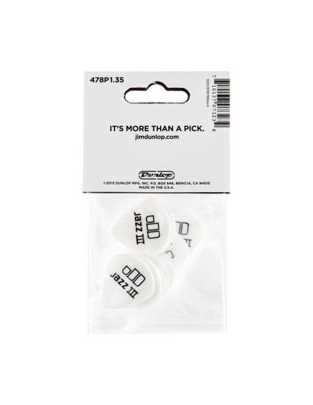 478P1.35 TORTEX WHITE JAZZ III, 135MM