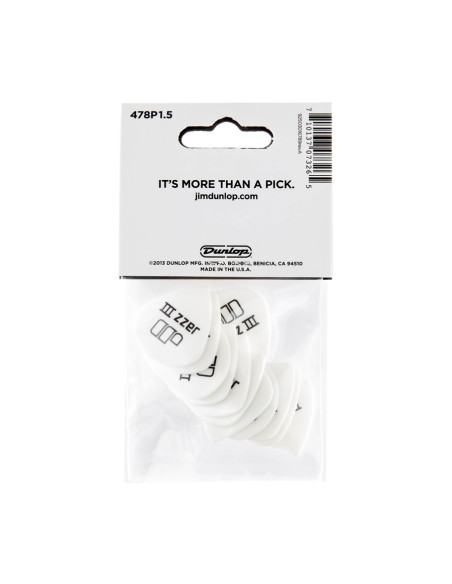 478P1.50 TORTEX WHITE JAZZ III, 1.5MM