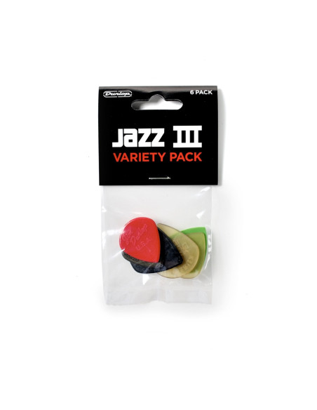 PVP103 Assortimento JAZZ III (busta da 6 plettri)