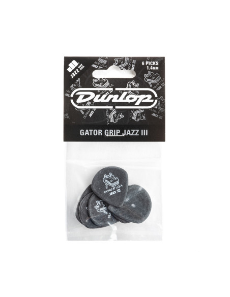 571P1.4 Gator Grip Jazz III 1.4mm Player Pack/6