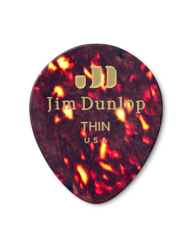 485P-05TH Celluloid Teardrop, Shell Thin...