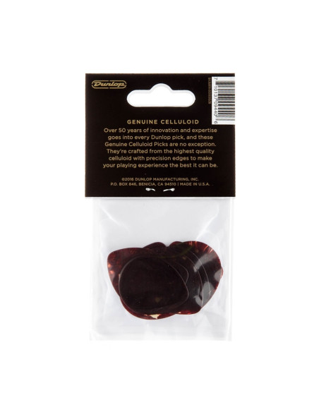 485P-05TH Celluloid Teardrop, Shell Thin Player\'s Pack/12