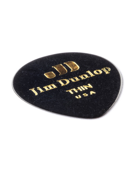 485P-03TH Celluloid Teardrop, Black Thin Player\'s Pack/12